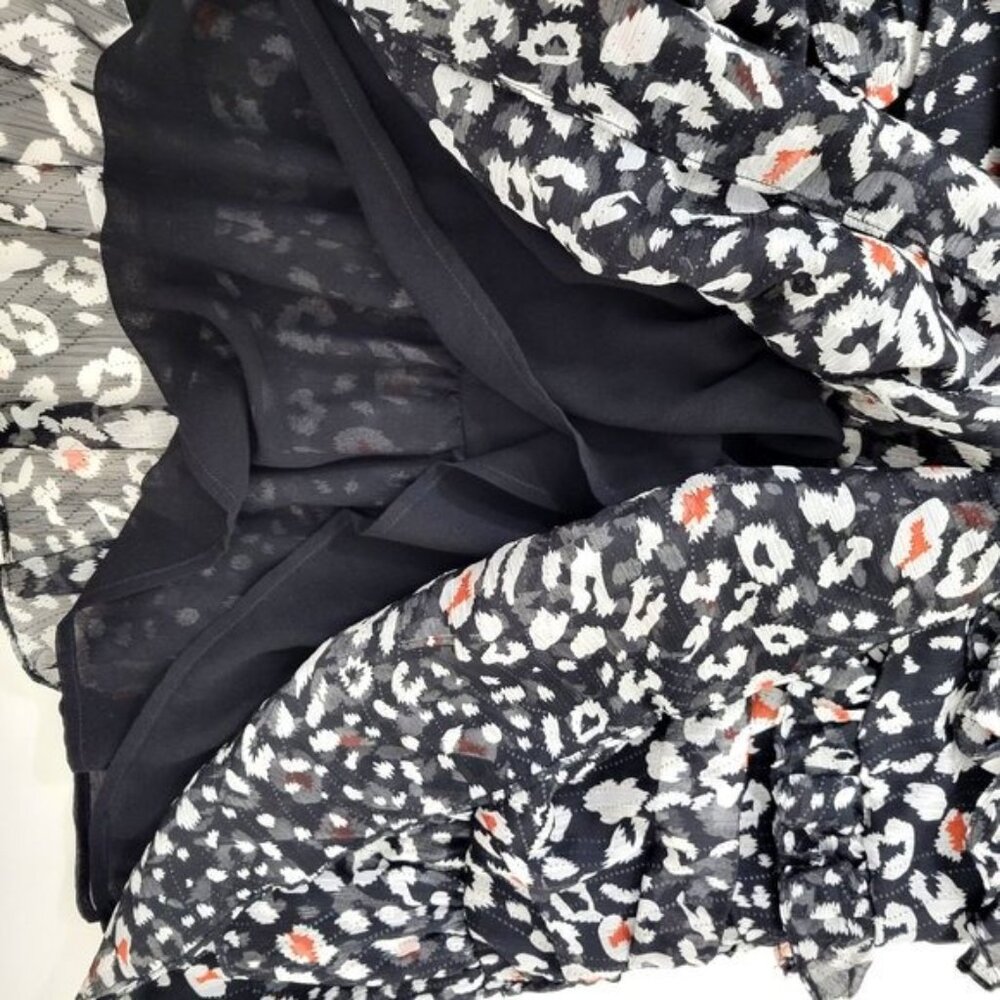 The East Order Chiffon Skye Mini Dress Leopard Dream - Picture 8 of 8